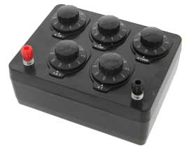 Decade Resistor Box, 0-9999.9 Ohms